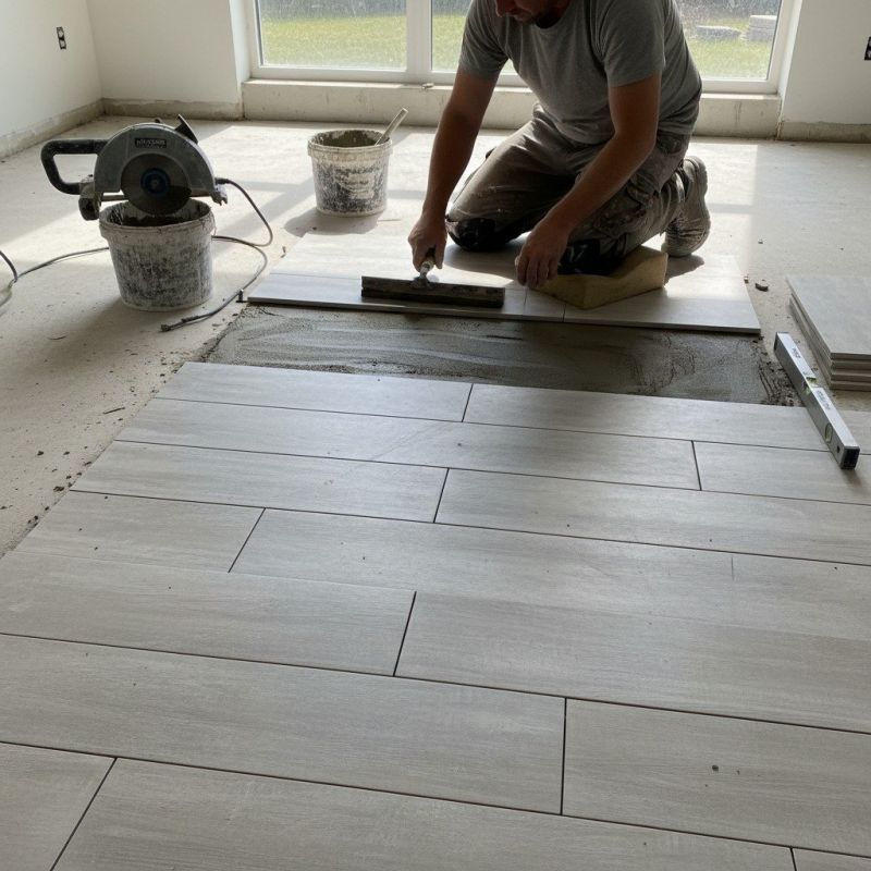 Tile Floor Installation detail